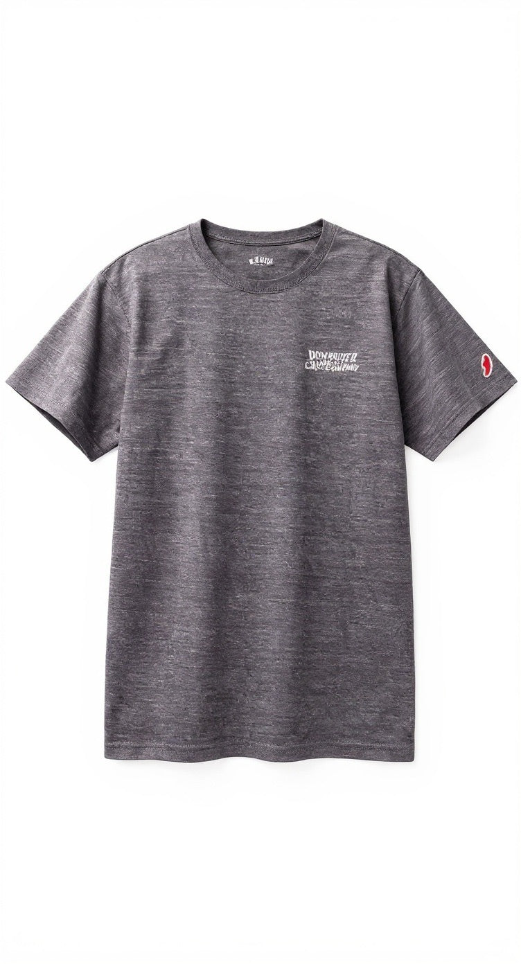 Fish Stamp Back Print T Shirt